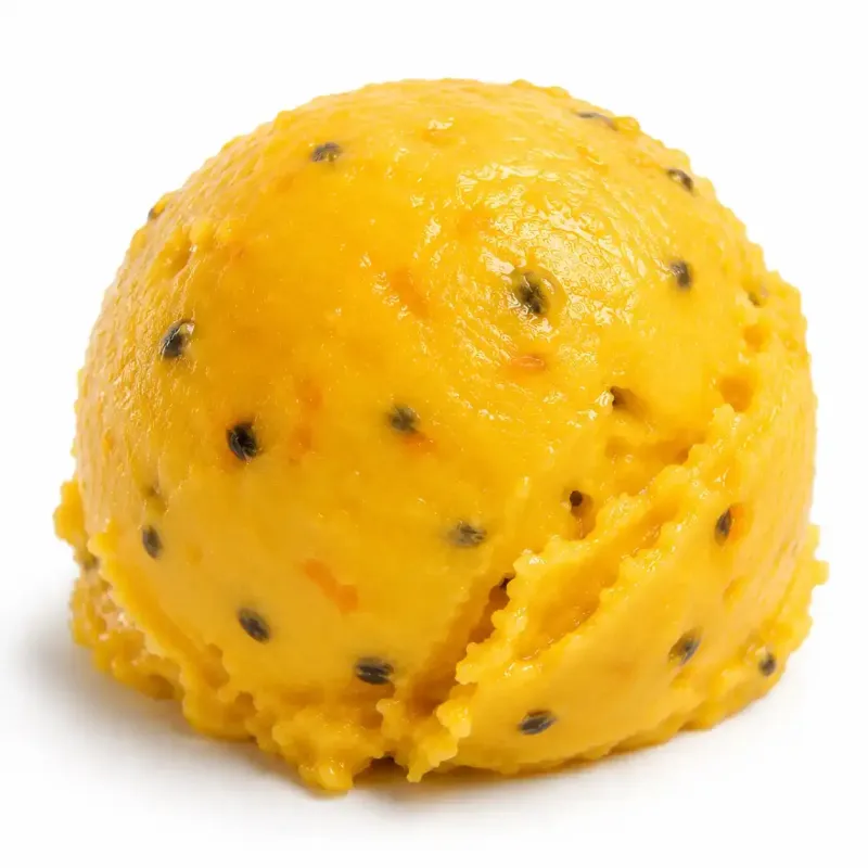 Mango and Passion Fruit Sorbet