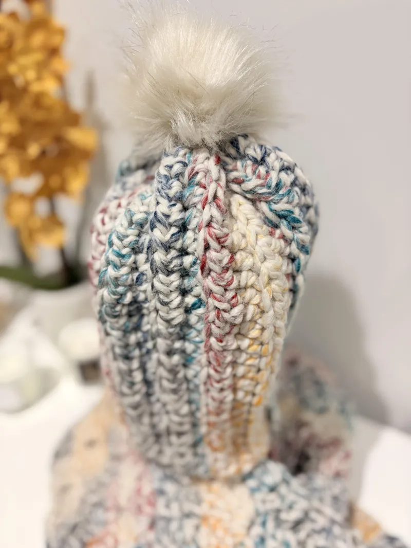 Chunky Crochet Hat – Handmade Beanie to Match Infinity Scarf