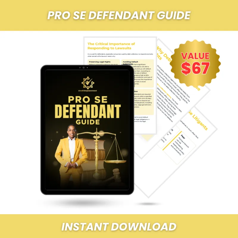 PRO SE DEFENDANT GUIDE