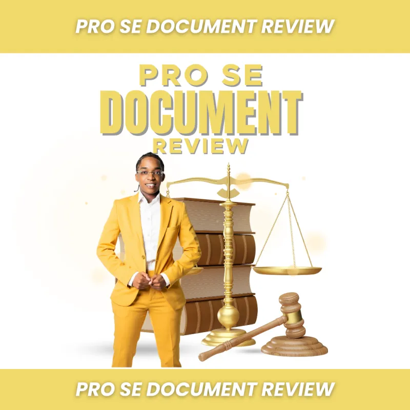 Pro Se Document Review 