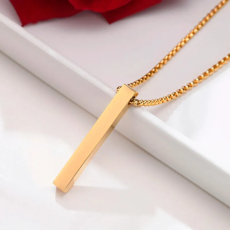  5mm Pillar Necklace for Men
