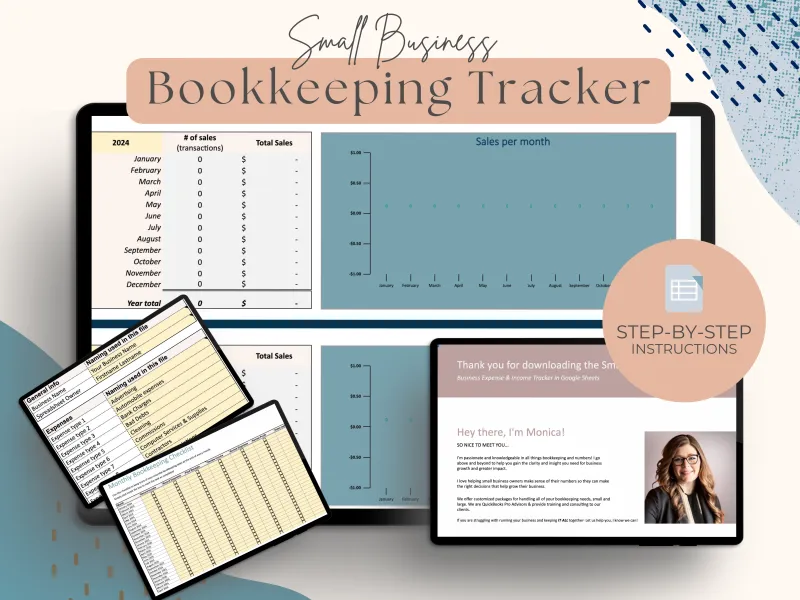 Bookkeeping Tracker Template