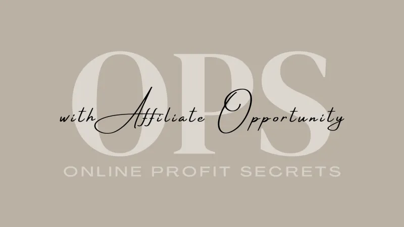 Online Profit Secrets Course