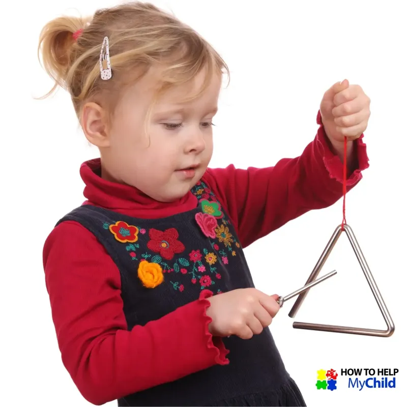 Triangle with Beater: Harmonize Playtime with Melodic Discovery
