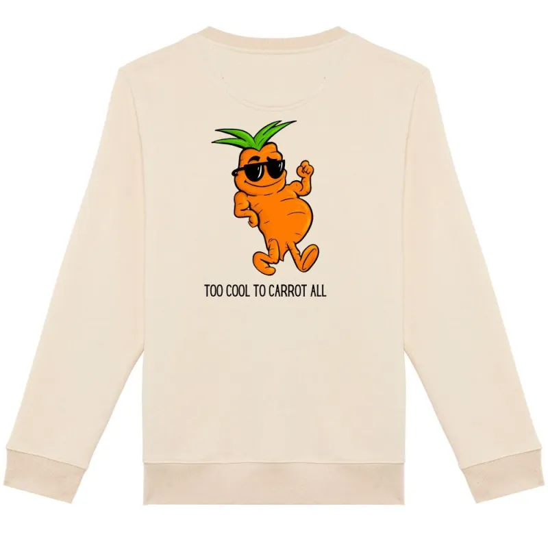 Dikke sweater Too cool to carrot all