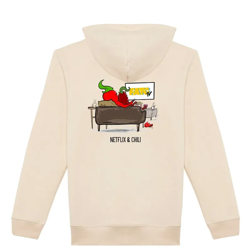 Dikke hoodie Netflix & chili