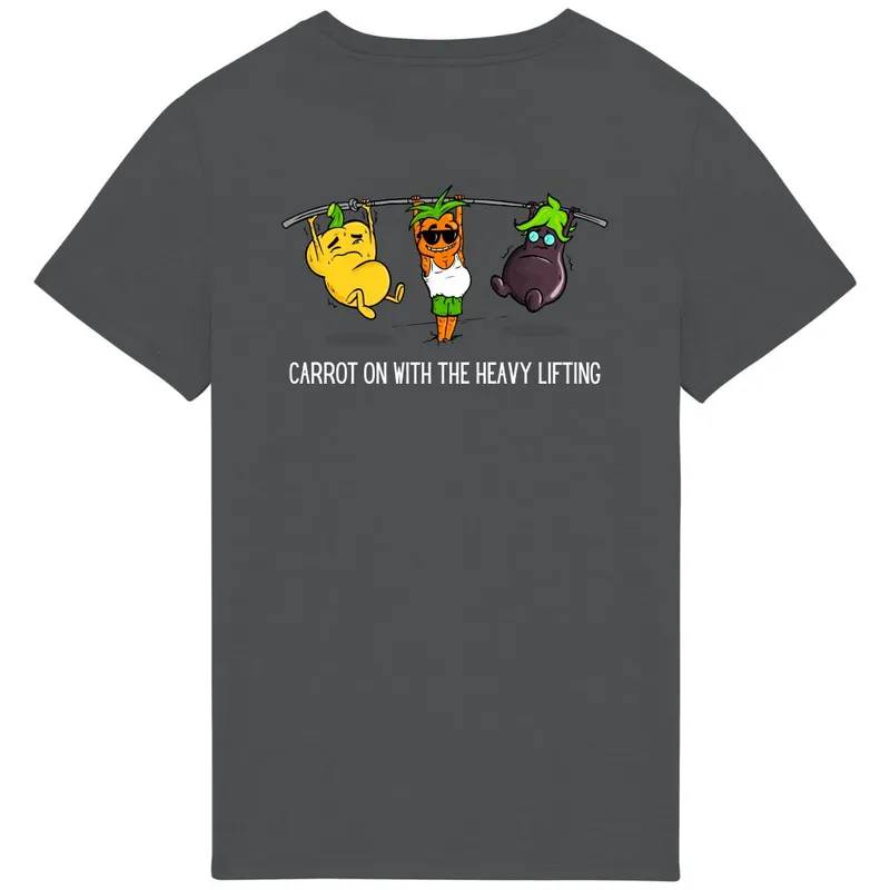 T-shirt Carrot on with the heavy lifting
