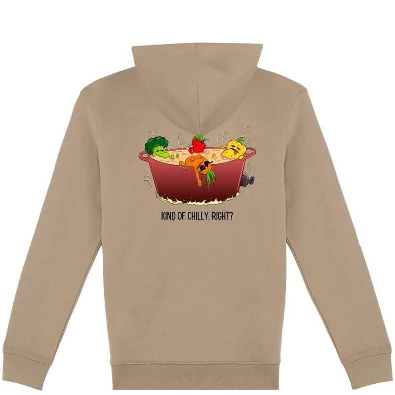 Dikke hoodie Kind of chilly, right?