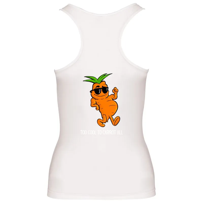 Sporttop dames Too cool to carrot all