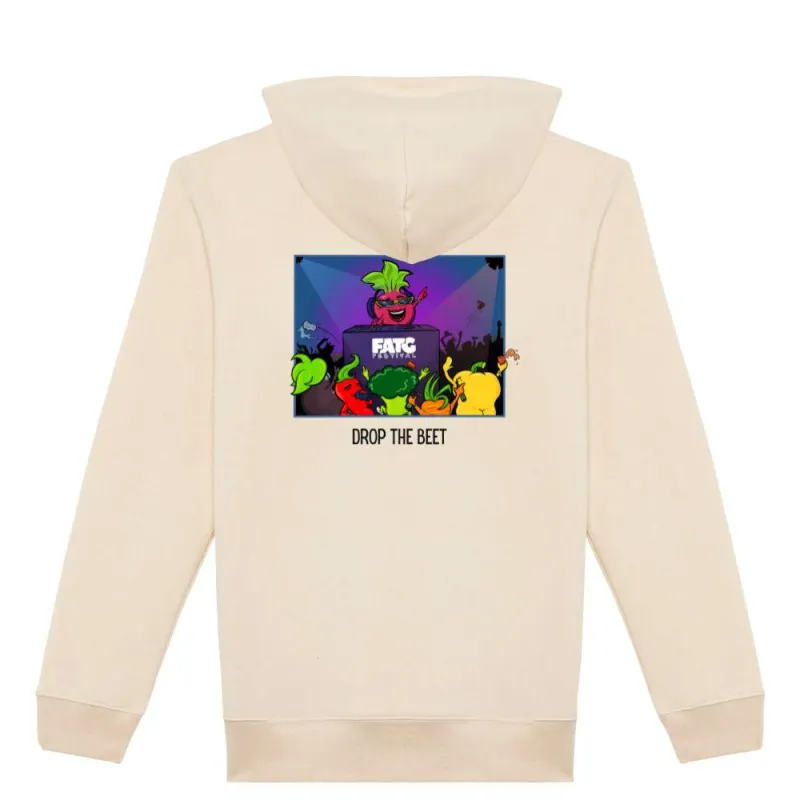 Dikke hoodie Drop the beet