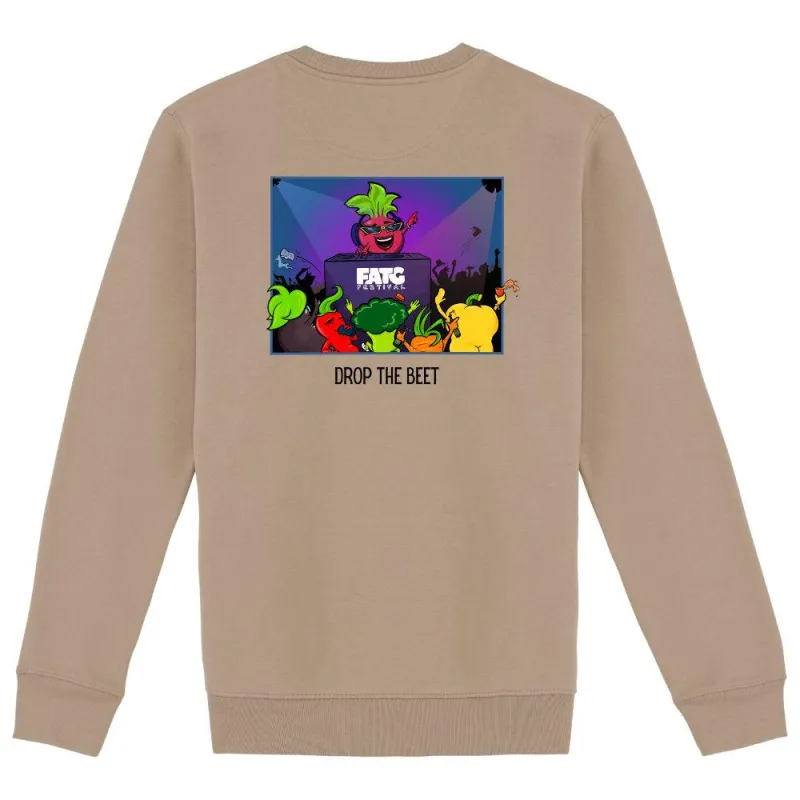 Dikke sweater Drop the beet