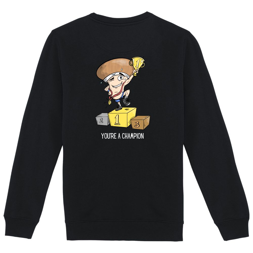 Dikke sweater You're a champion
