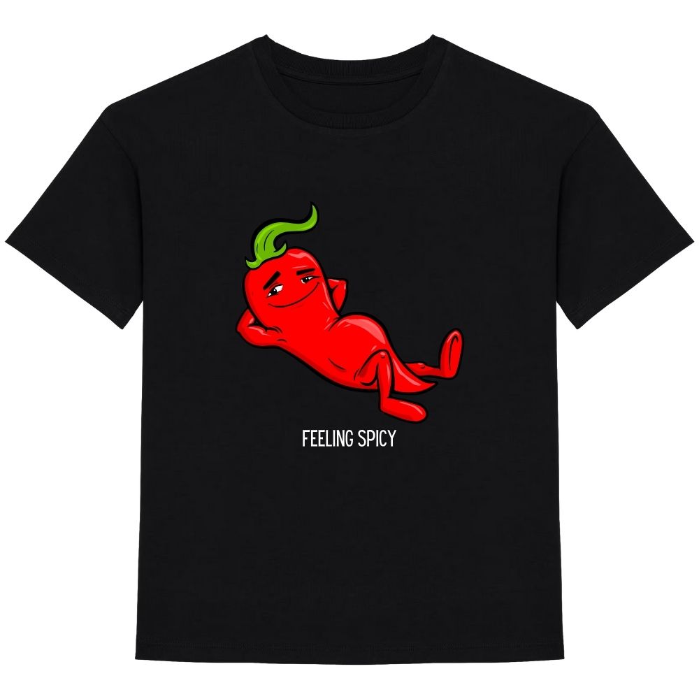 Kids t-shirt front Feeling spicy