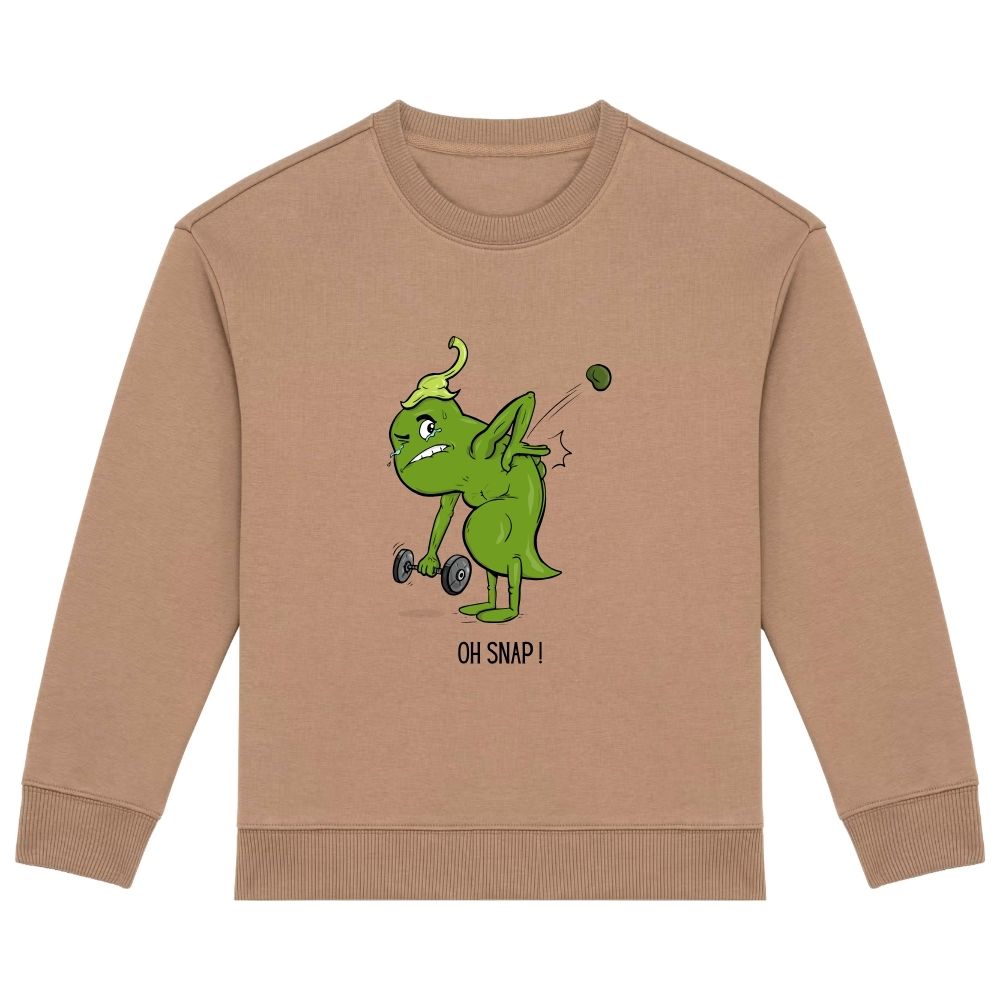 Kids sweater front Oh snap !