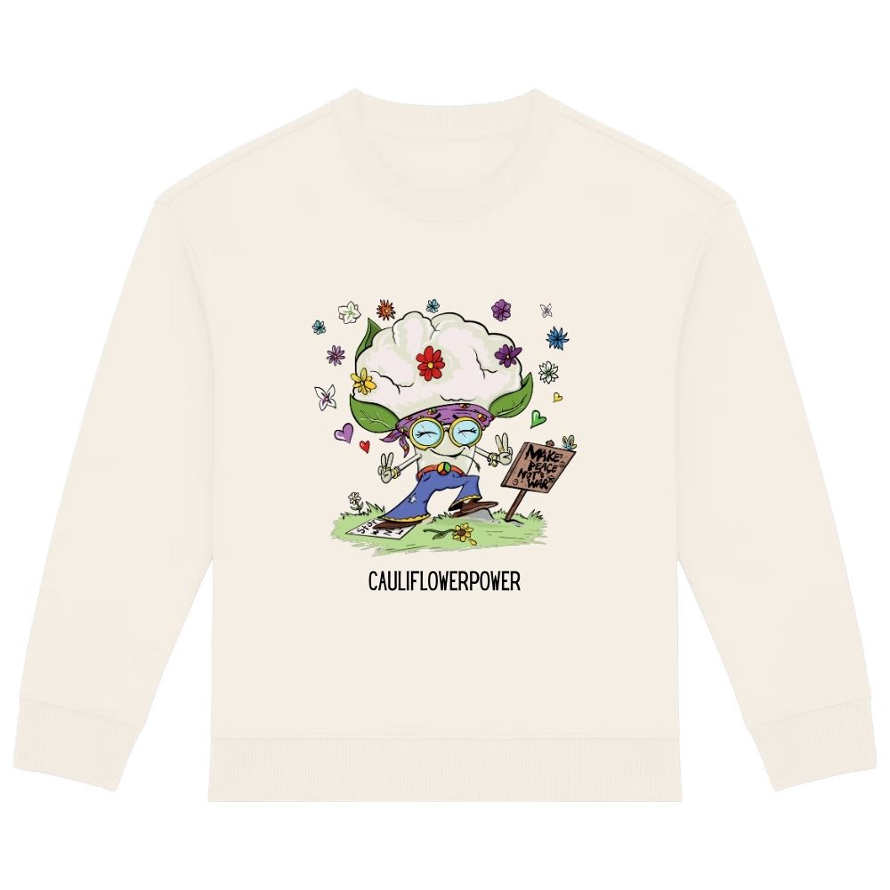 Kids sweater front Cauliflowerpower