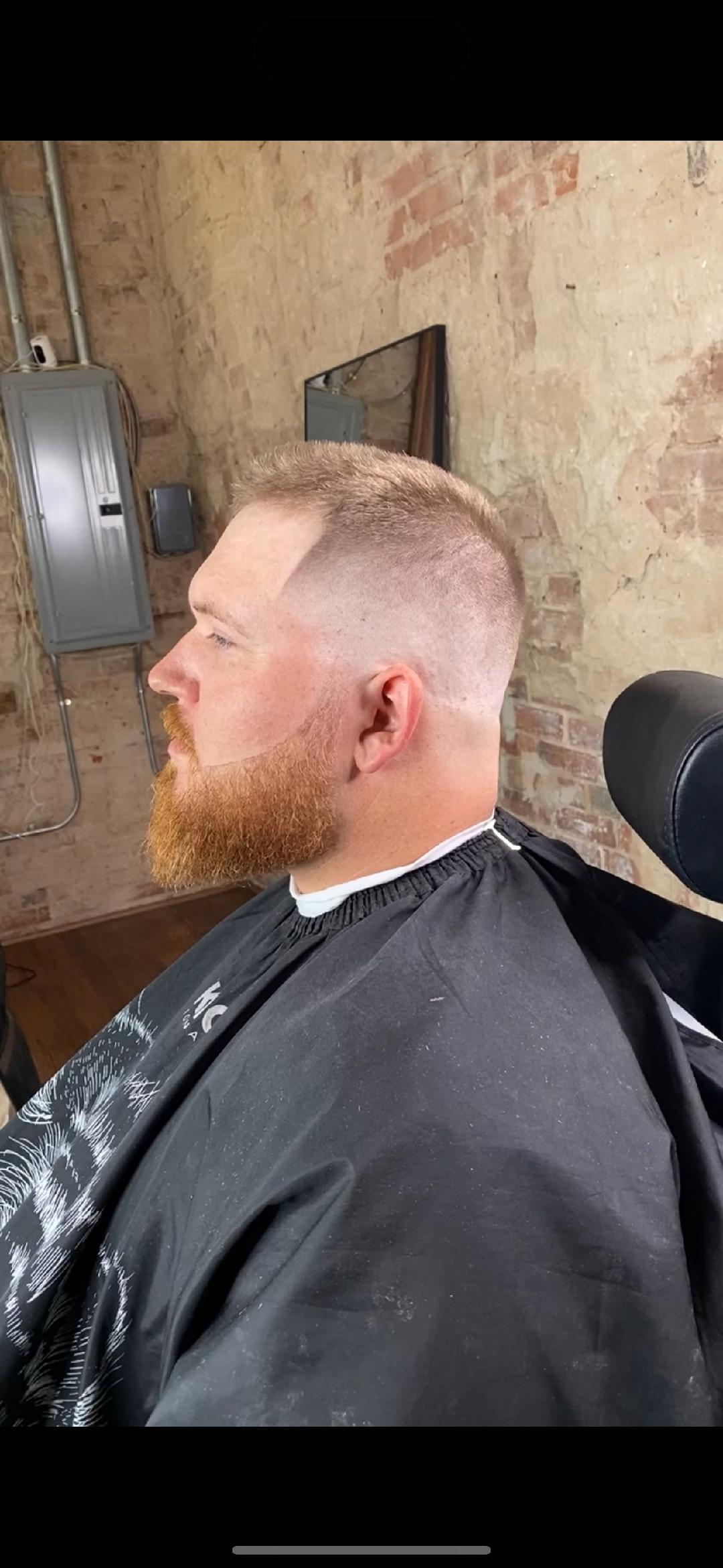 Skin fade, textured top · Precision at The Vault Barber Co. in Argyle & Lantana TX