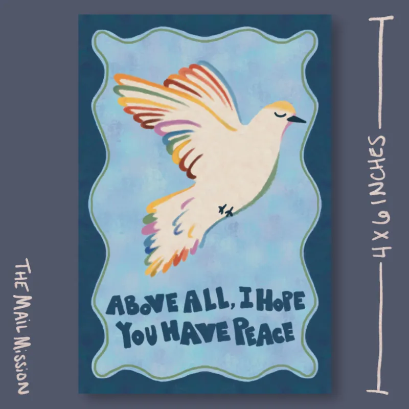 I Hope You Have Peace Postcard