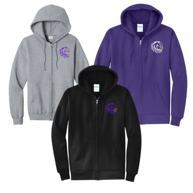 Unisex Fleece Full-Zip Sweatshirt