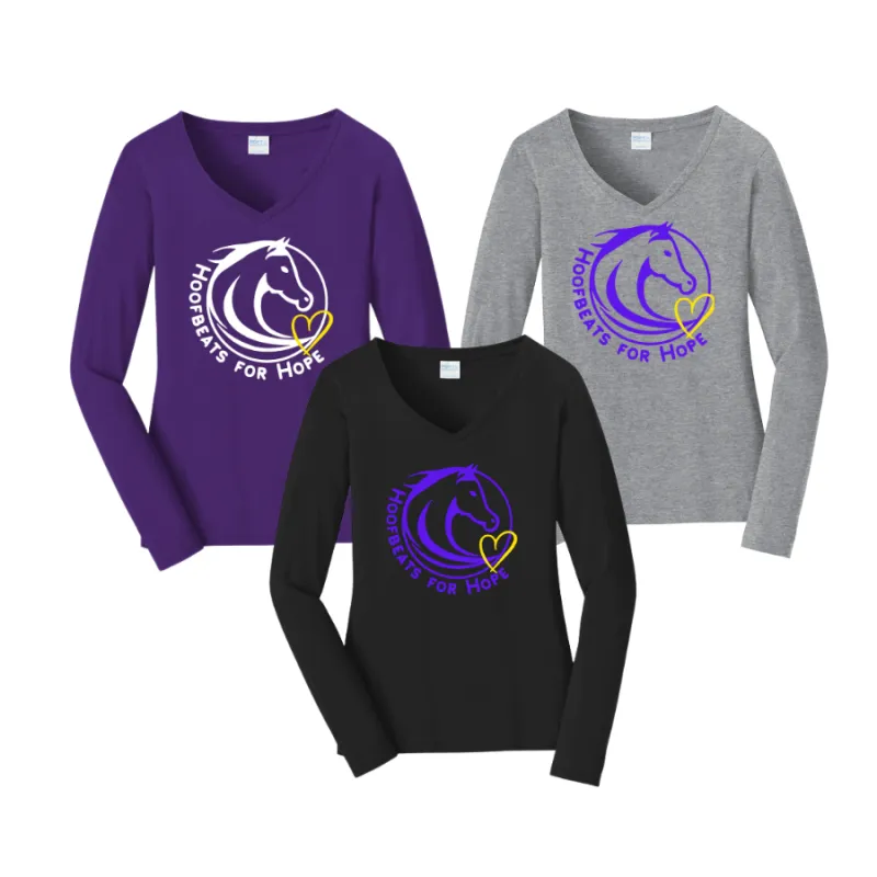 Women's V-Neck Long Sleeve