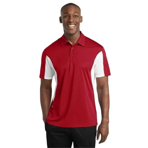 Side Blocked Micropique Sport-Wick Polo - Men