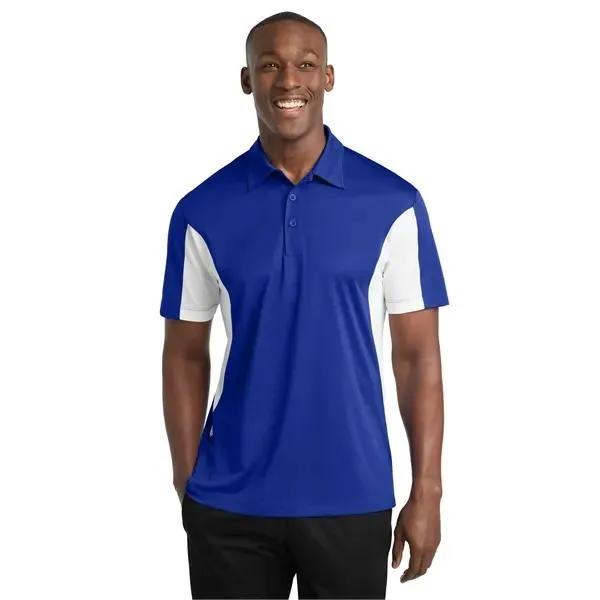 Side Blocked Micropique Sport-Wick Polo - Men