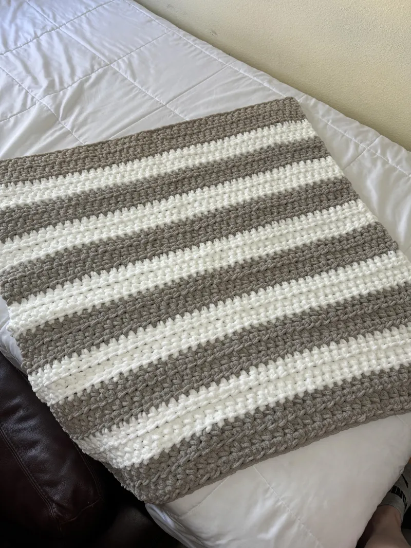 Gray Baby Blanket
