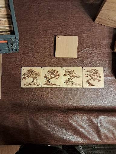Bonsai Trees Coasters