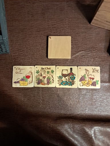 Cheese & Wine Coasters