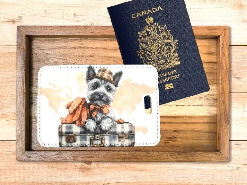 Étiquettes à bagages animaux