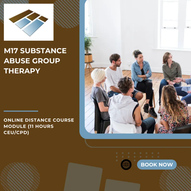 M17 Substance Abuse Group Therapy - 5 Hours CEU/CPD
