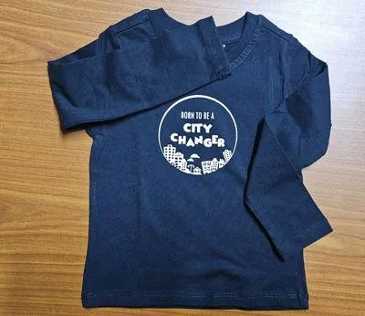 City Changer Kids T-Shirt – 100% Cotton | Born to Be a City Changer | Toddler to Pre-Teen + Baby Grow Sizes