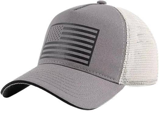 American Flag Patriotic Trucker Hat
