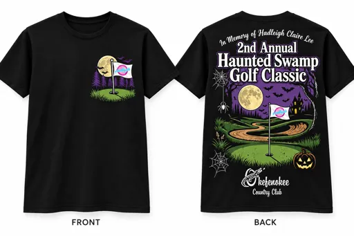 Haunted Swamp Scramble Event T Shirt