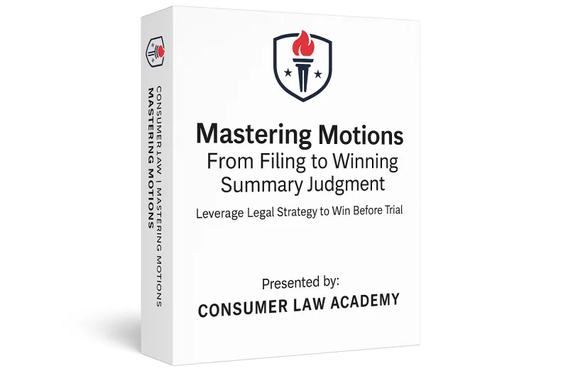 Mastering Motions: From Filing to Winning Summary Judgment