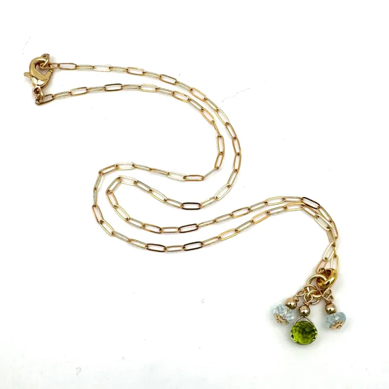Elemental Gemstone Pendant Necklace