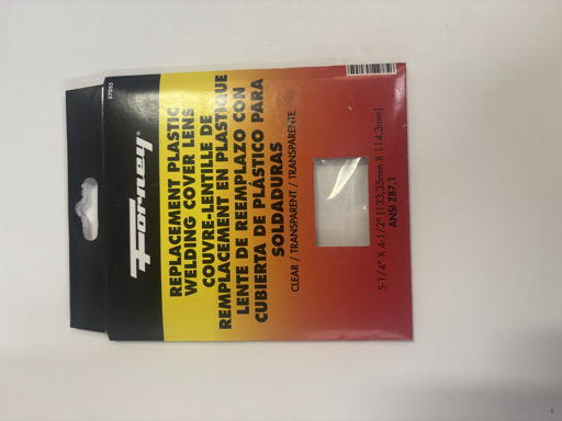 Forney Replacement Plastic Welding Cover Lens (Clear)