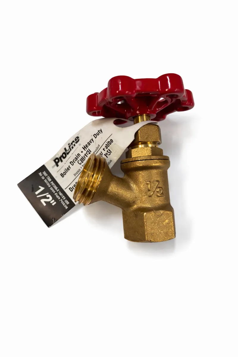 ProLine 1/2” Female Boiler Drain (Heavy Duty)