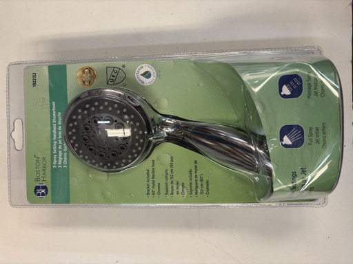 3-Spray Setting Handheld Showerhead