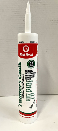 White/Blanco Red Devil Acrylic Latex Caulk 