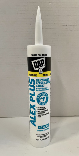 White/Blanco Siliconized Acrylic Latex Caulk 
