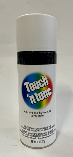 Flat White Touch ‘n tone All-purpose household spray paint 