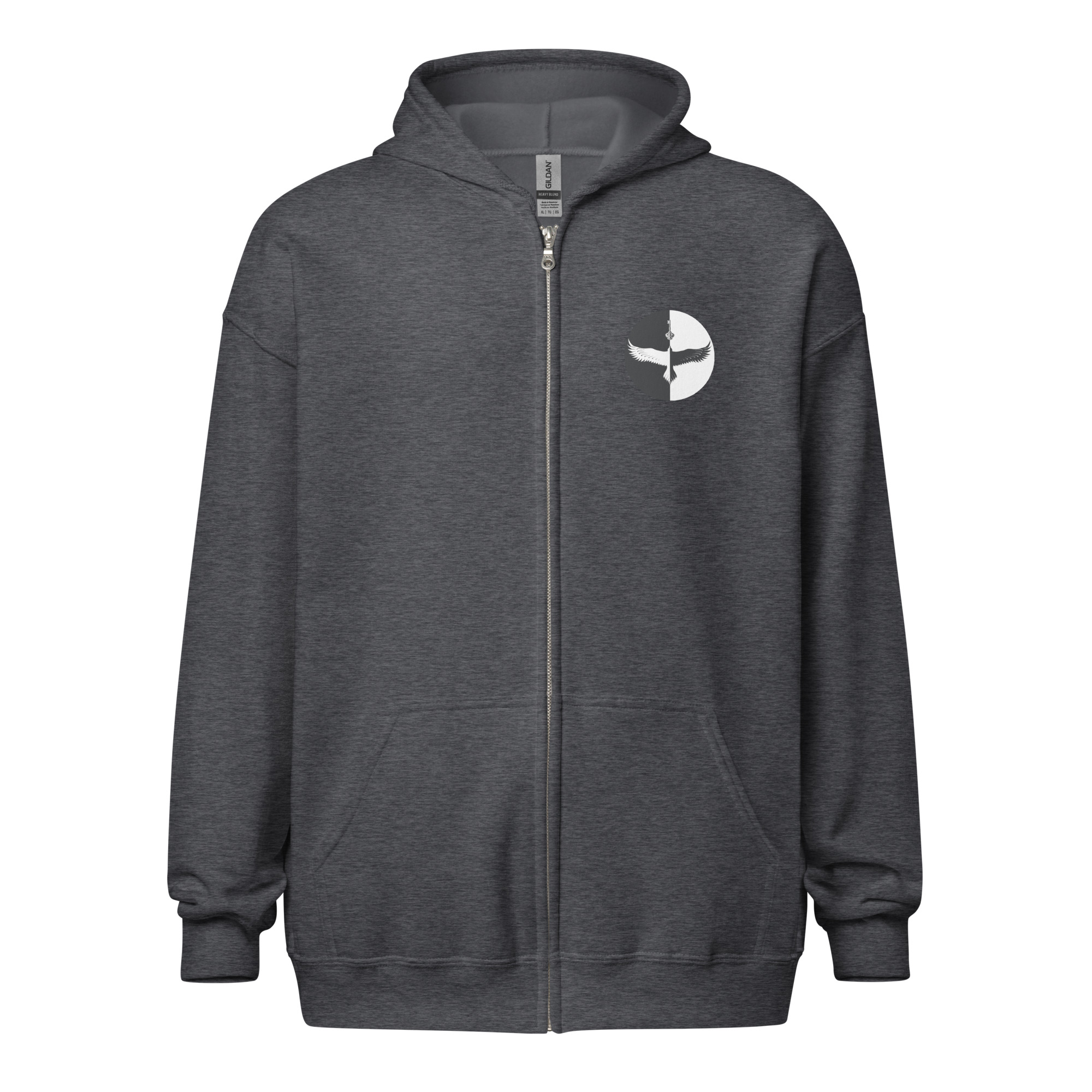 NEW! Zip Hoodie! Single or Double-Sided: F&TF / "Beautiful, Terrible" Hawk