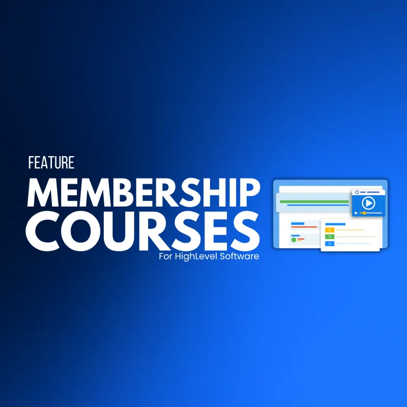 ⚙️ FEATURE - MEMBERSHIP COURSES