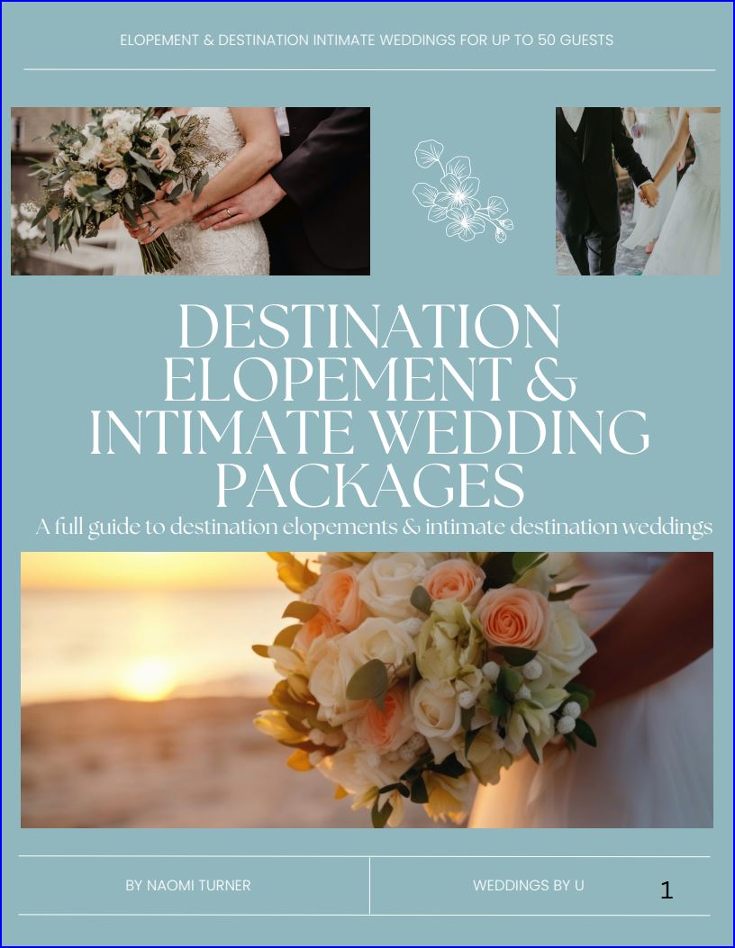 Destination Elopement & Intimate Wedding Package by Weddings By U