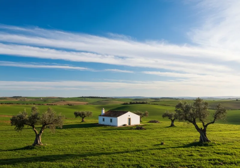 Imóvel vendido no Alentejo: Monte Simples com Terreno localizado em Serpa, Alentejo