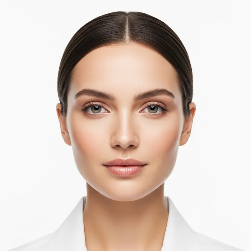 female face anatomy map for aesthetic treatments