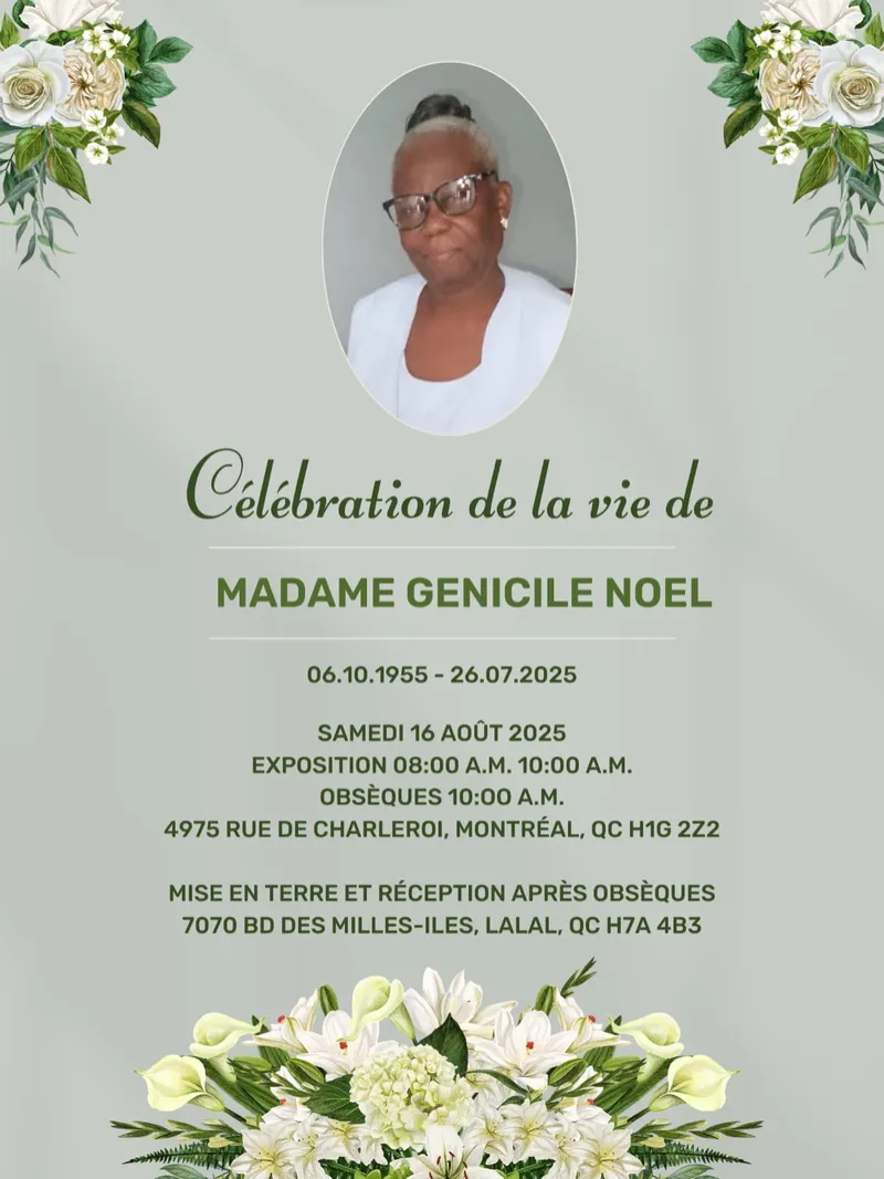 Souvenir de Madame Genicile Noel — Photo 1