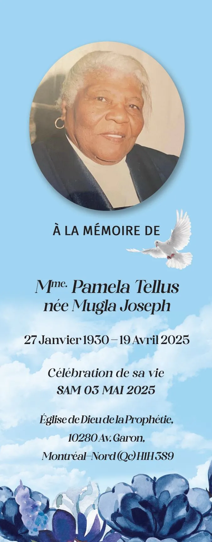 Souvenir de Mme Pamela Tellus (née Mugla Joseph) — Photo 2