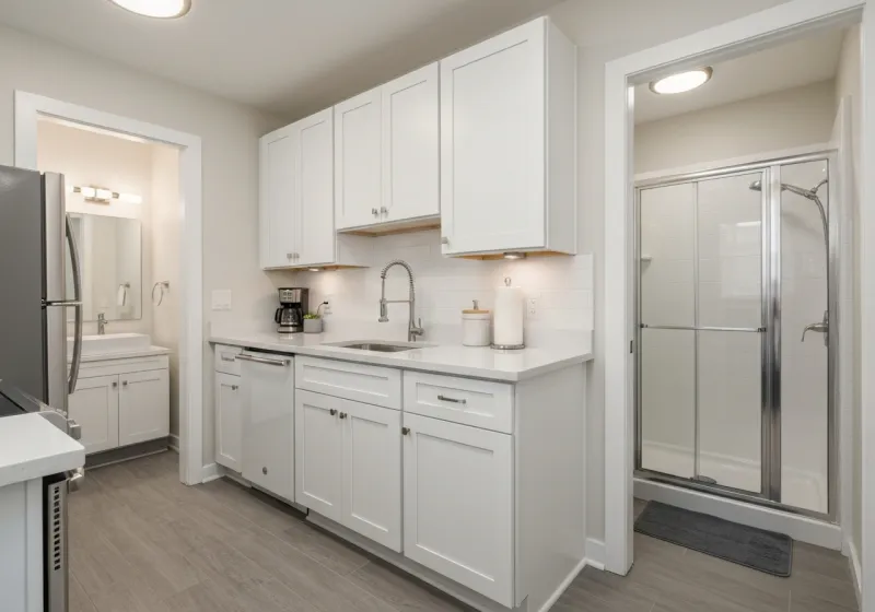 ADU Kitchen and Bathroom