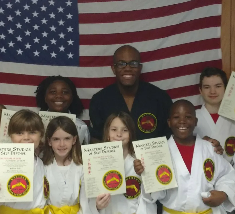 A Kaizen Way martial arts class in session